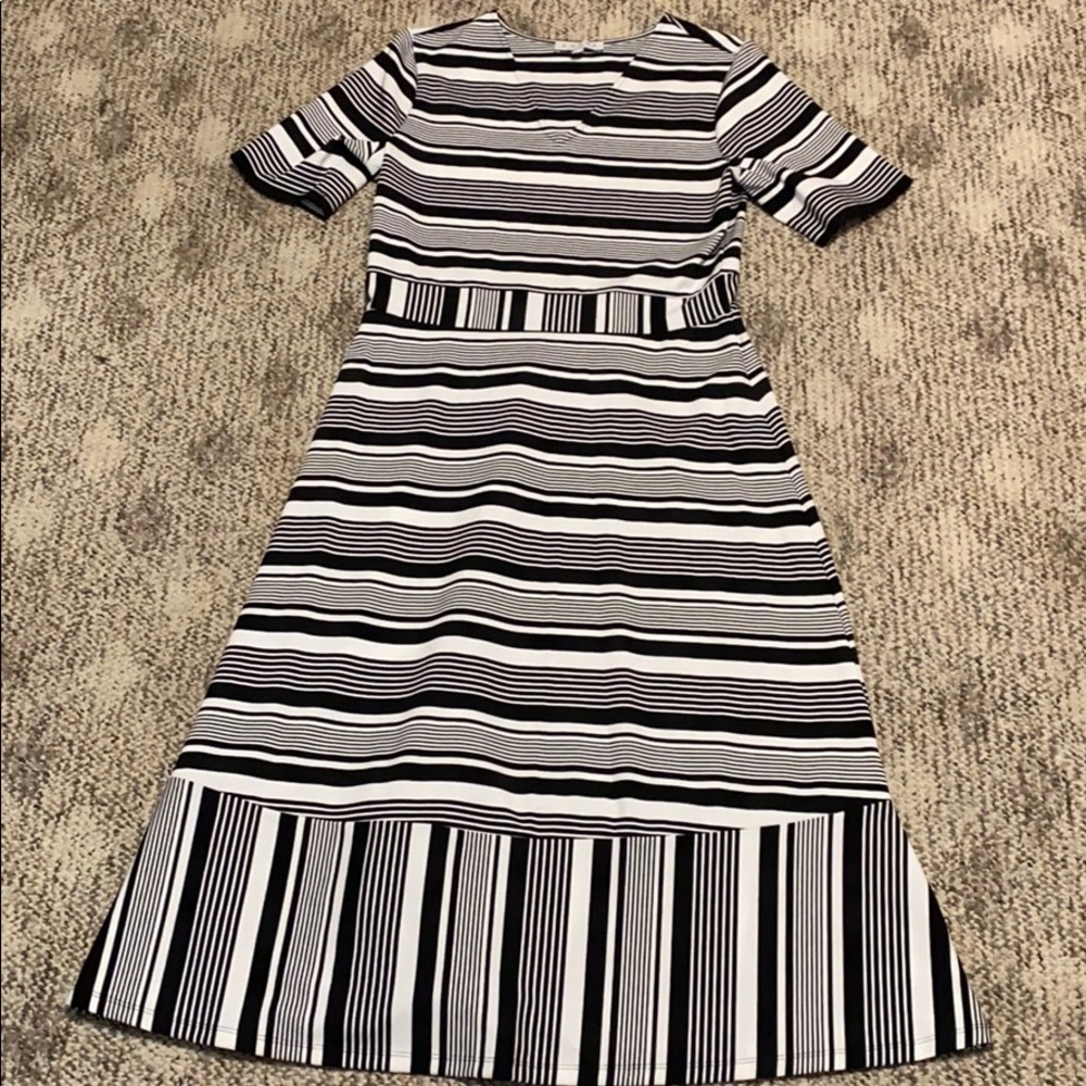 Black and white dress
